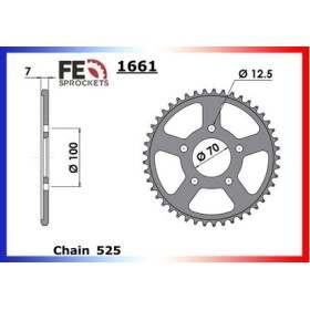 Couronne Arrière de transmission en Acier - S RR HP4 Abs - 1000 - BMW 2013-2013