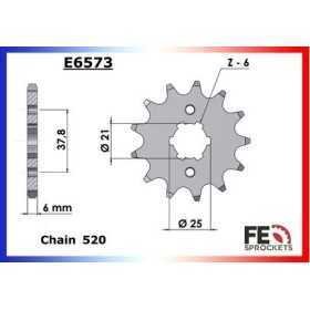 Kit chaîne Acier - XV N Virago 80 km/h - 125 - YAMAHA 1999-2000 