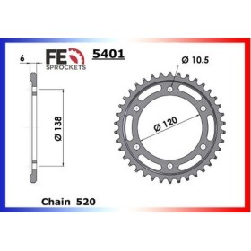 Kit chaîne Acier - CB F Abs - 300 - HONDA 2018-2018