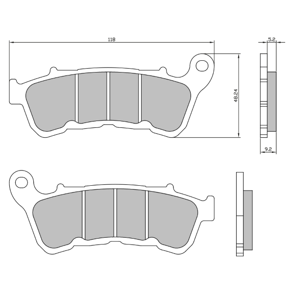 Plaquettes de frein SINTER Harley Davidson 883 2014&gt; 