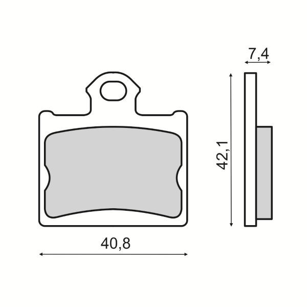 Plaquettes de frein frittÃ©es KTM E-SM 