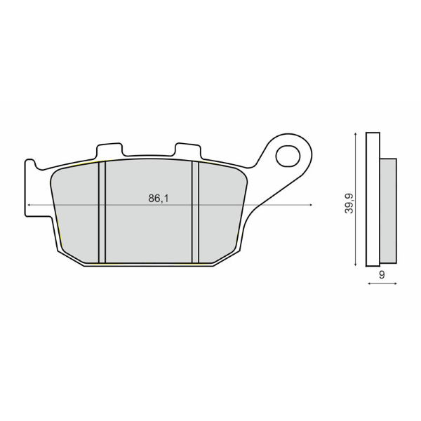 Plaquettes de Frein FrittÃ©e Honda CBR 650F 