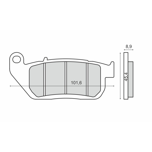 Plaquettes de frein frittÃ©es frittÃ©es Harley Davidson Iron 883 