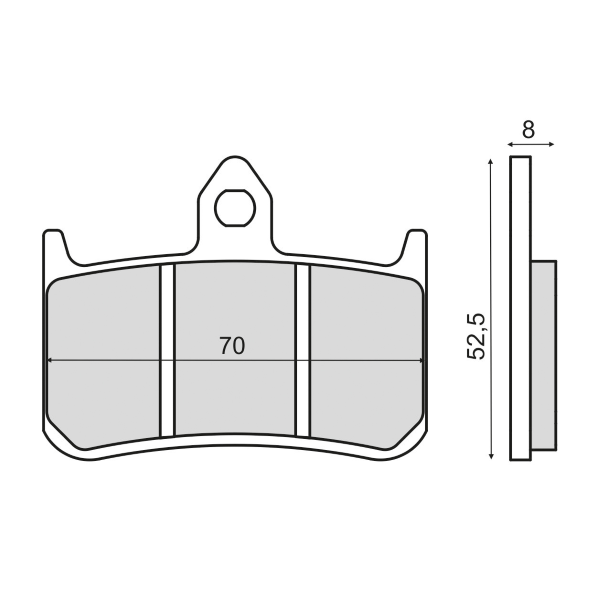 Plaquettes de Frein FrittÃ©e Honda RS 125R 