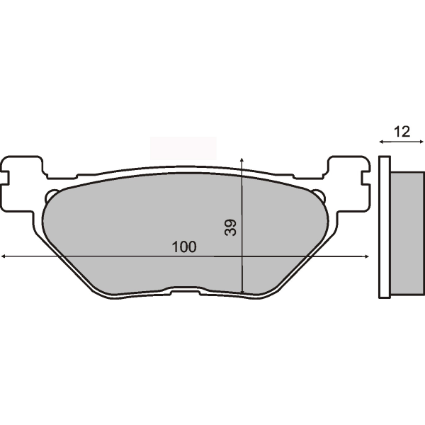 Plaquettes de frein frittÃ©es Yamaha T-Max 500cc 