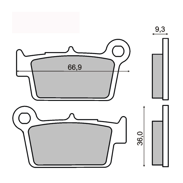 Plaquettes de Frein FrittÃ©e Suzuki RM Z250-450 