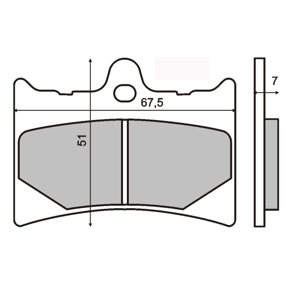 Plaquettes de frein frittÃ©es Aprilia RS 125 