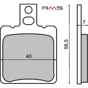 Plaquettes de Frein Organiques RMS Ducati Monster 695