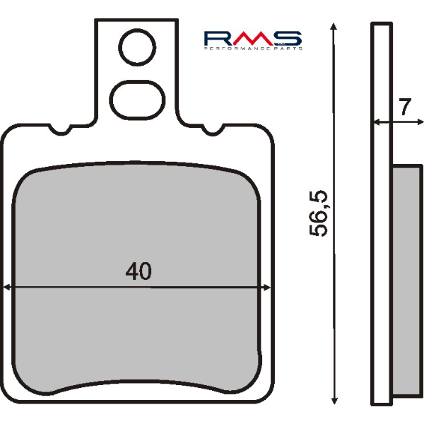 Plaquettes de Frein Organiques RMS Ducati Monster 695 