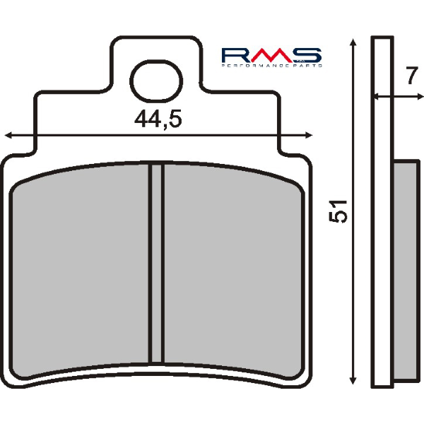 Plaquettes de Frein Organique RMS Kymco Gran Dink 250cc 