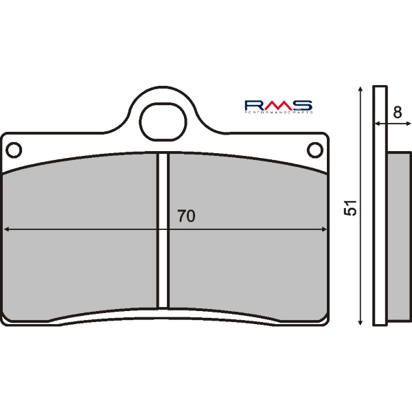 Plaquettes de Frein Organiques RMS Aprilia RS 250 
