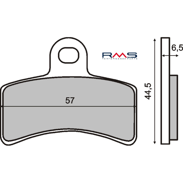 Plaquettes de Frein Organiques RMS Gas Gas 125-200-250cc 