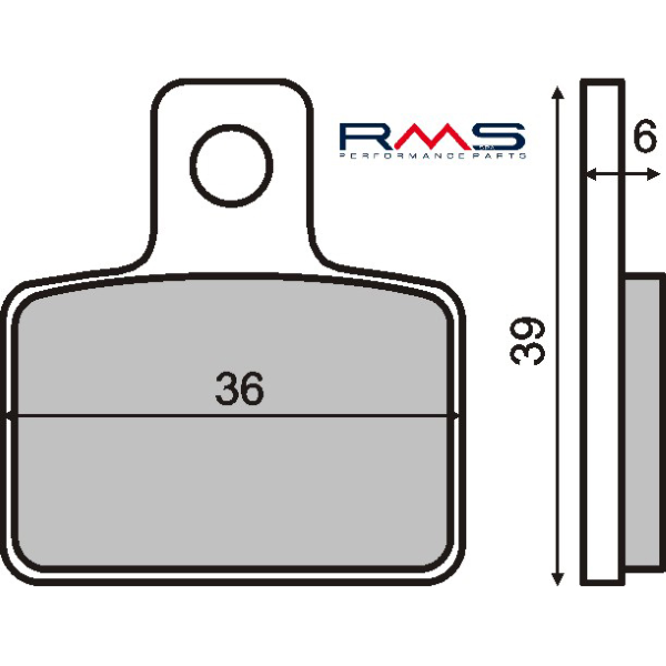 Plaquettes de frein organiques RMS Montesa Cota 