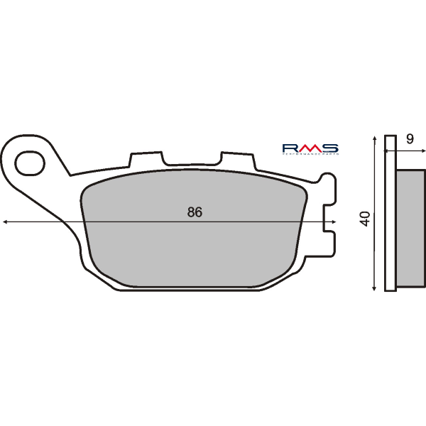 Plaquettes de Frein Organiques RMS Honda CBR 600F 