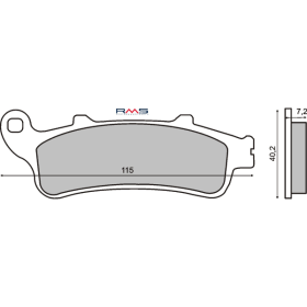 Plaquettes de Frein Organiques RMS Honda ST 1100 Pan European