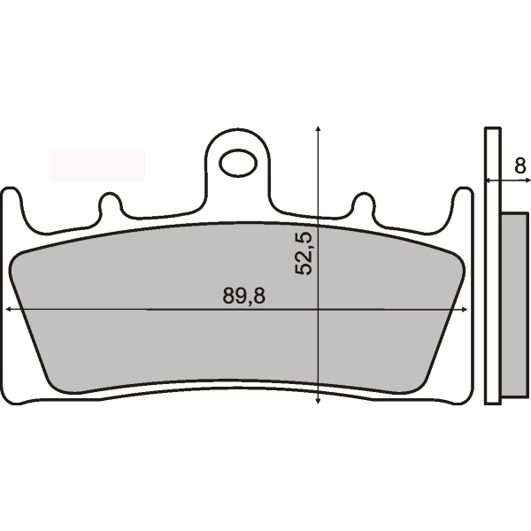 Plaquettes de Frein Organiques RMS Suzuki GSX 1400 