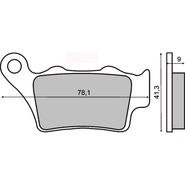 Plaquettes de Frein Organiques RMS Honda CB 500S 