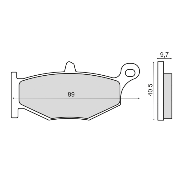 Plaquettes de Frein Organiques RMS Suzuki GSX-R 600 