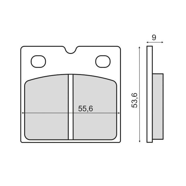 Plaquettes de Frein Organiques RMS Bmw R45 