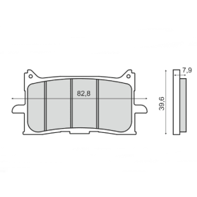 Plaquettes de Frein Organiques RMS Honda Honda X-ADV 750