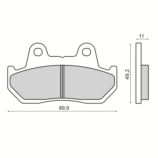 Plaquettes de Frein Organiques RMS Honda CB 125cc 