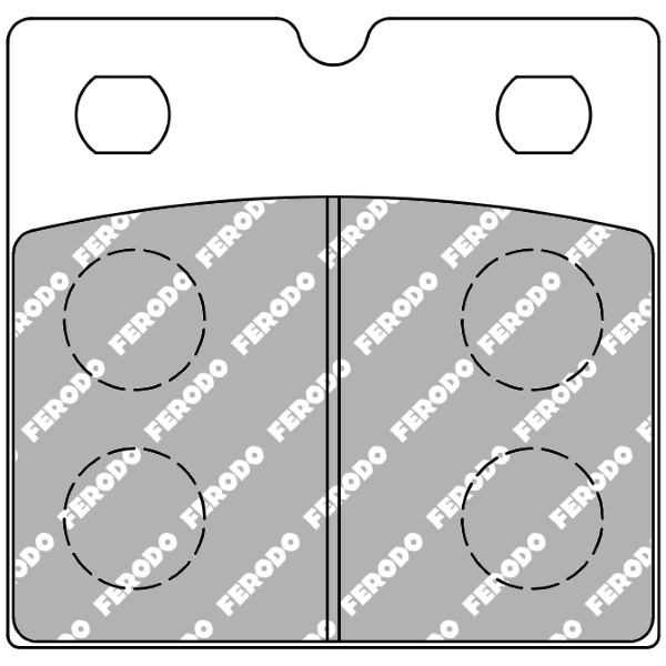 Ferodo Plaquettes de Frein Platine Route FDB108P 