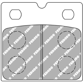 Ferodo Plaquettes de Frein Platine Route FDB148P