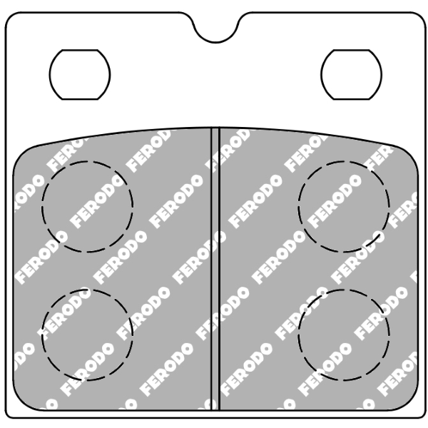 Ferodo Plaquettes de Frein Platine Route FDB148P 