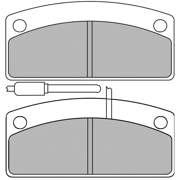 Ferodo Plaquettes de Frein Platine Route FDB2154P 