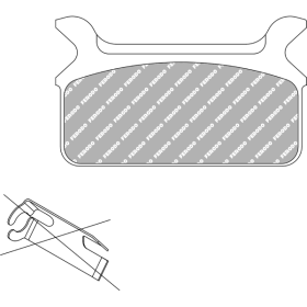 Ferodo Plaquettes de Frein Platine Route FDB485P