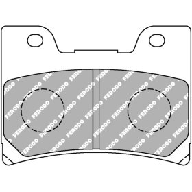 Ferodo Plaquettes de Frein Platine Route FDB666P