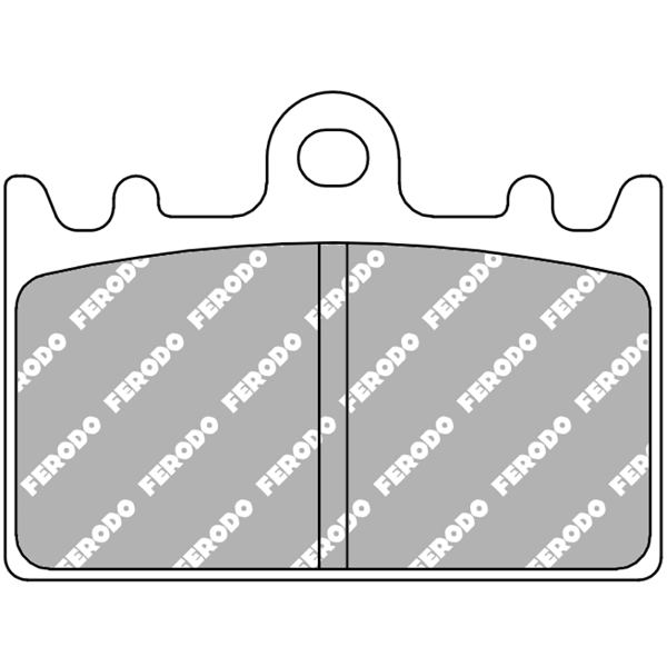 Ferodo Plaquettes de Frein Platine Route FDB741P 