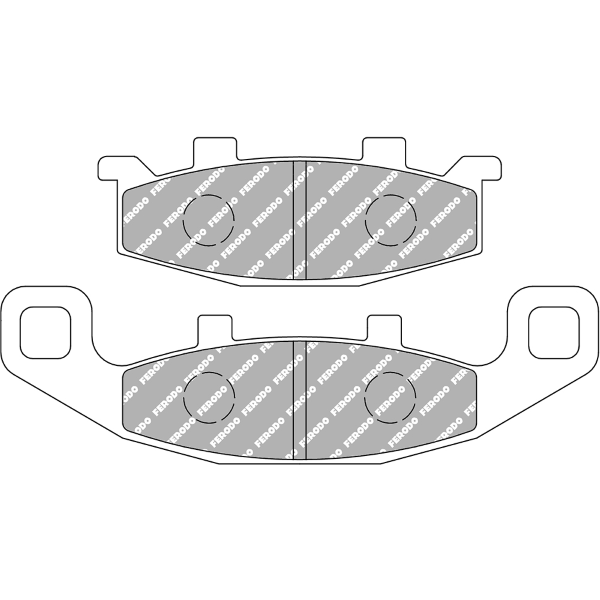 Plaquettes de frein Ferodo Eco Friction FDB481EF 