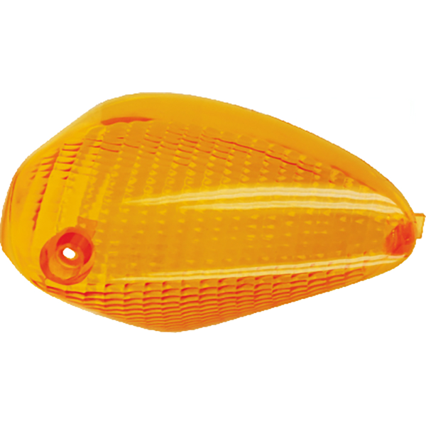 Cabochon de clignotant avant droit RMS Piaggio Nrg 50cc - orange 