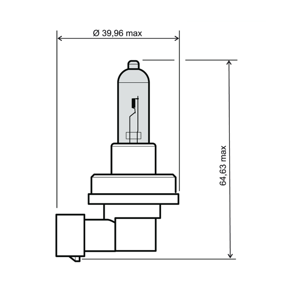 Ampoule RMS H8 12V 35W - Blanche 