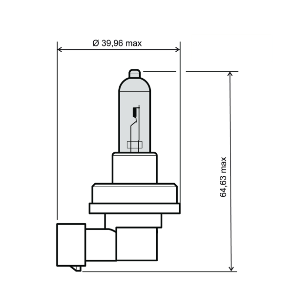 Ampoule RMS H11 12V 55W - Blanche 