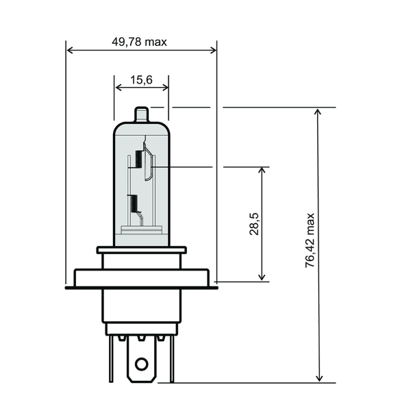 Ampoule RMS hs1 12V 35/35W - Blanche 