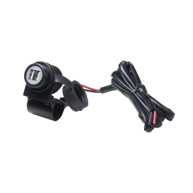 Double prise USB universelle pour guidon