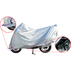 Housse moto RMS L 228x99x124cm