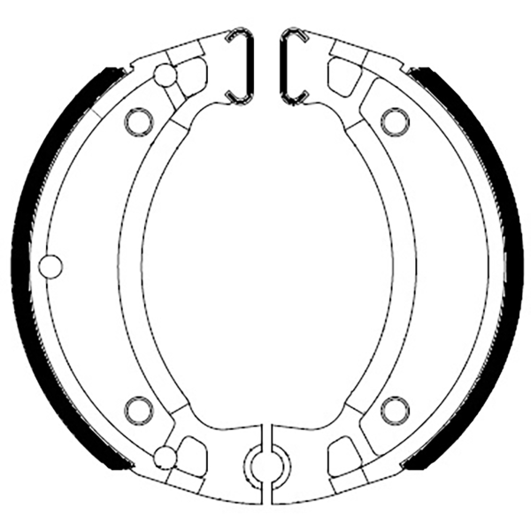 MÃ¢choires de frein FERODO ECO FSB731A 