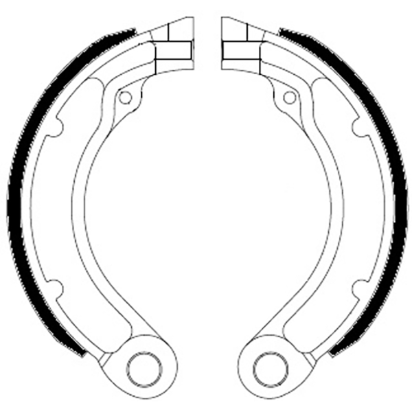 MÃ¢choires de frein FERODO ECO FSB873A 