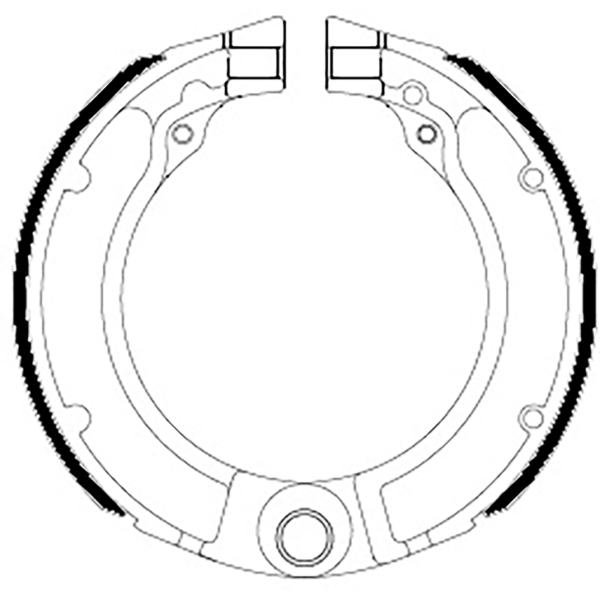 MÃ¢choires de frein FERODO ECO FSB875A 