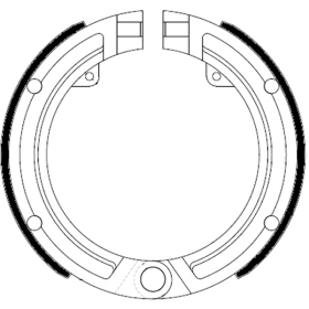 Mâchoires de frein FERODO ECO FSB890A