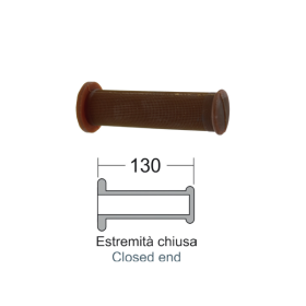 DOMINO Poignées Daytona caoutchouc