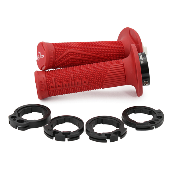 DOMINO PoignÃ©es D-lock rouge avec virole D10046C4200A9-0 - Rouge 