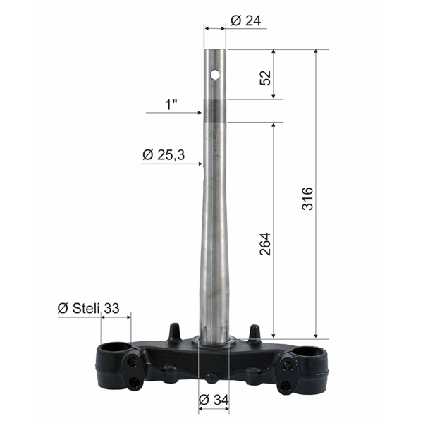 Jeu de direction de fourche RMS Honda Sh 125-150cc 