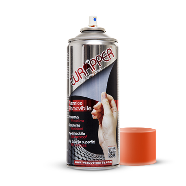 Wrapper Peinture en spray amovible Pure Orange 400ml 