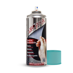 Wrapper Peinture Aérosol Aérosol Bleu Turquoise 400ml
