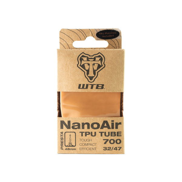 Tube NanoAir TPU - 700x32/47, valve Presta 48 mm, para noir (tan) 