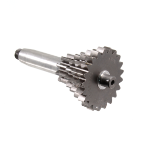 Arbre secondaire jeu pinion 4eme court Evok Piaggio Vespa 50-125 Primavera